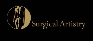 Plastic Surgery in Modesto California - gold logo on black background